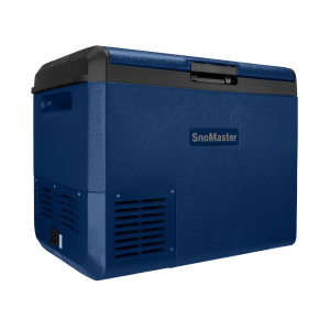 50L Plastic Single Compartment Mobile Fridge/Freezer DC With 220V Power Adapter - Blue